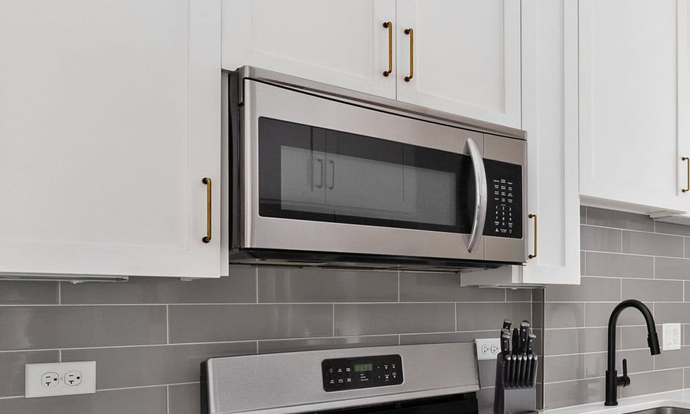 Built-in Microwave Home Warranty Coverage | Microwave in Kitchen