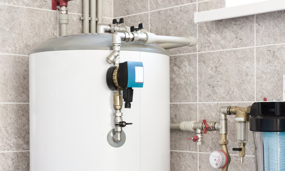Water Heater Home Warranty Coverage | Water Heater in Laundry Room