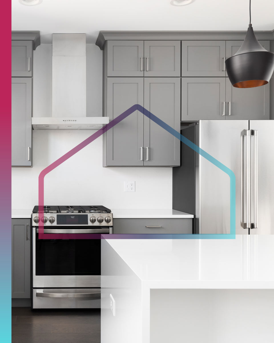 Kitchen with 2-10 Logo | Home Warranty from 2-10 Home Buyers Warranty