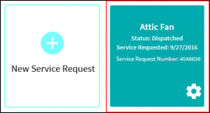active Service request