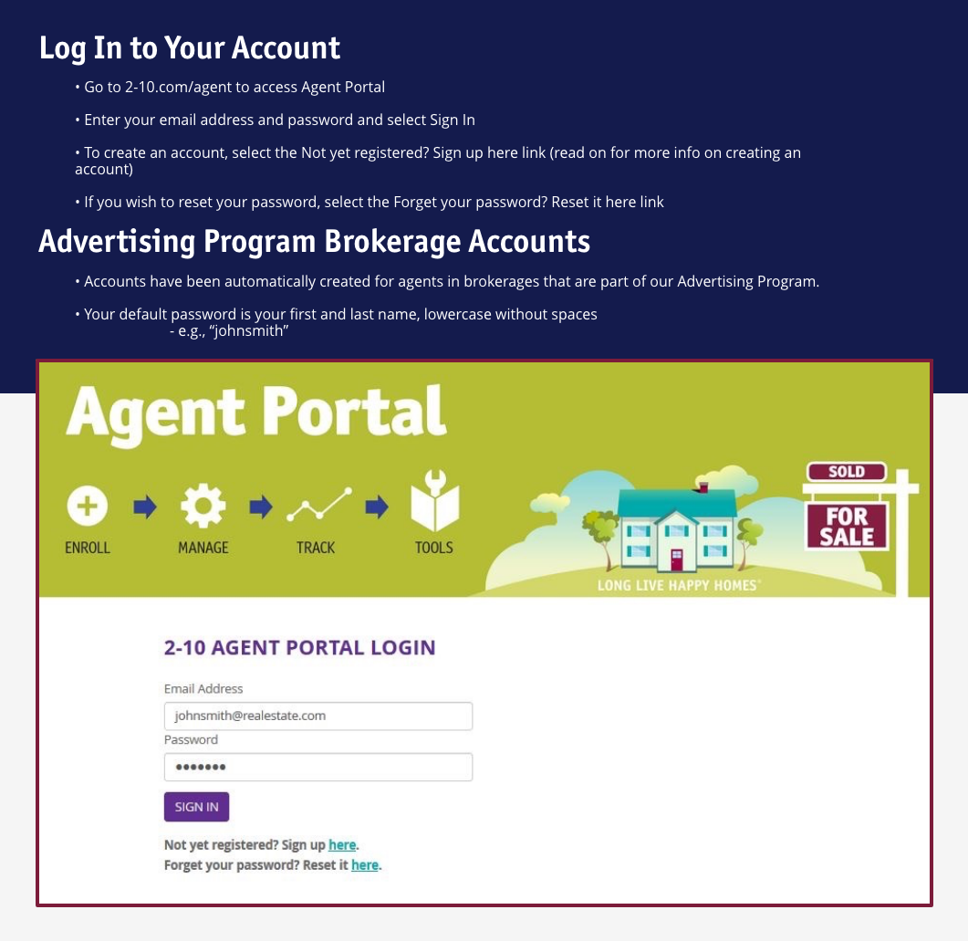 – Group 1026 – agent portal how to - account