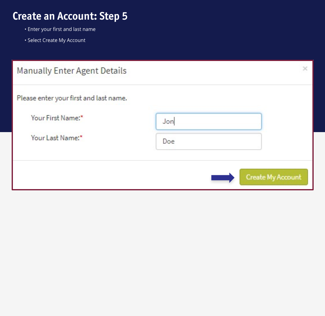 – Group 1031 – agent portal how to - account