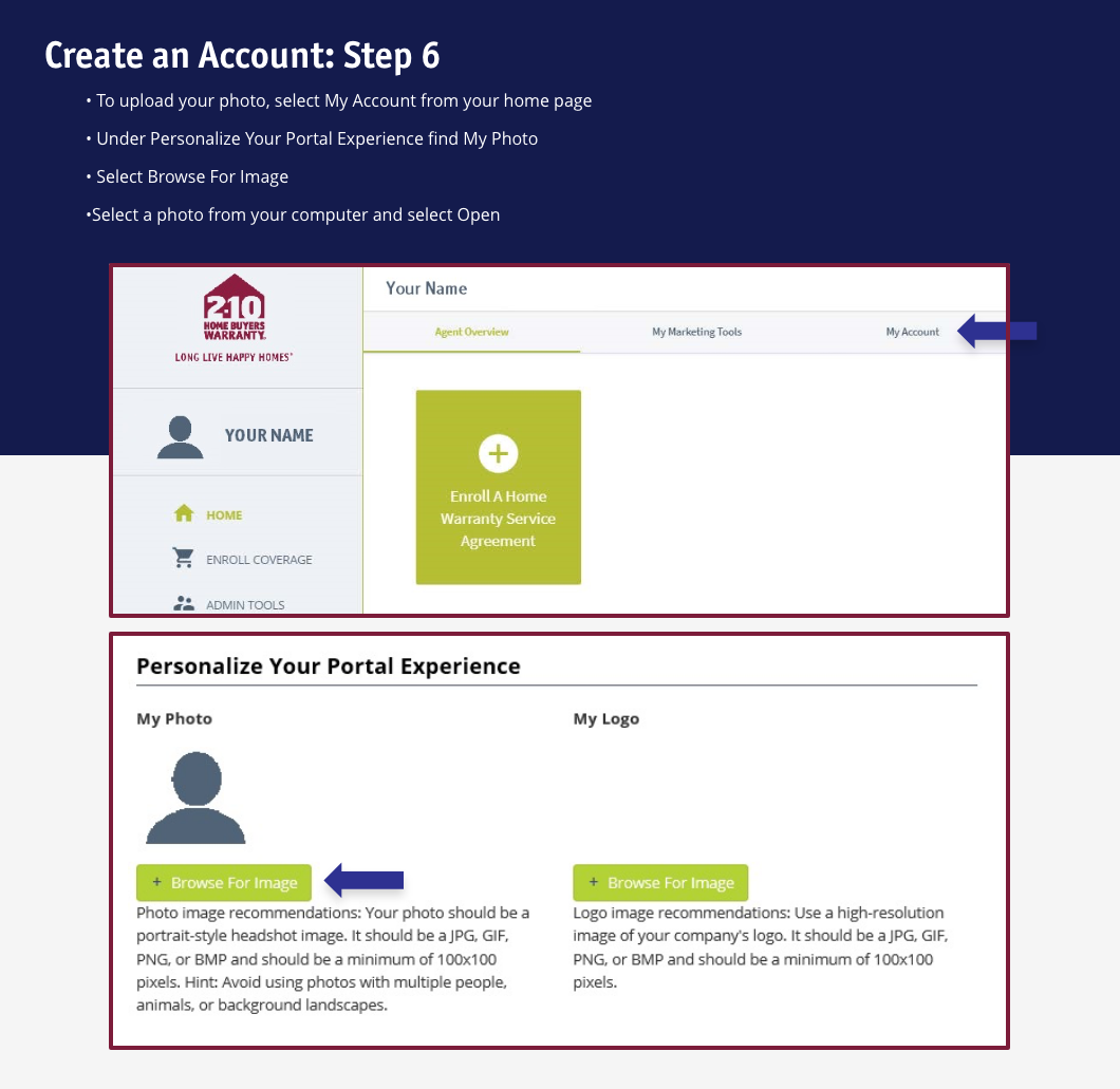 – Group 1032 – agent portal how to - account