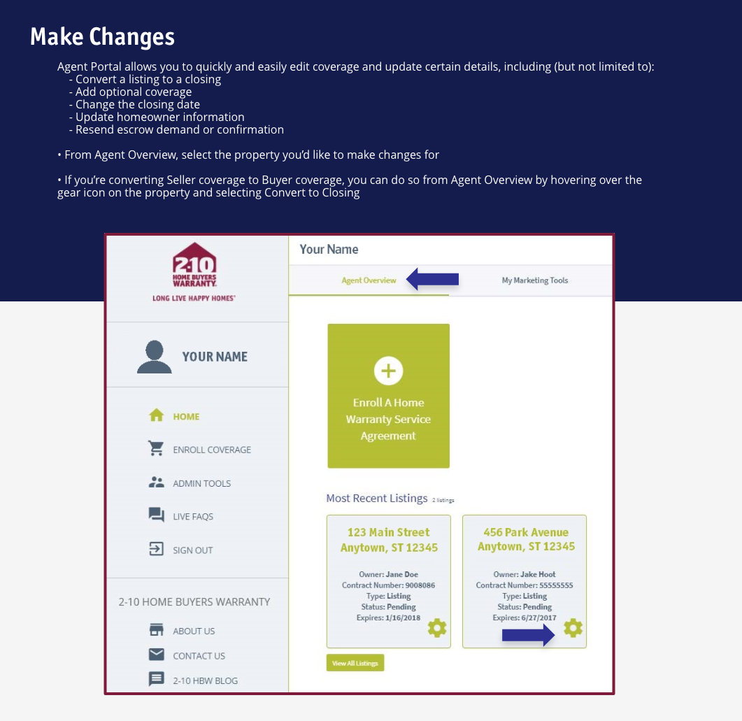 – Group 1038 – agent portal how to - changes