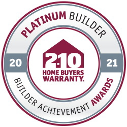 – 210 Platinum Seal 2021 – Builder Awards