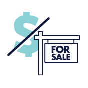For sale sign icon