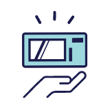 Pricing And Plans &Ndash; App Replacement &Ndash; 2-10 Home Buyers Warranty Microwave icon
