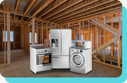 Appliances in new home build