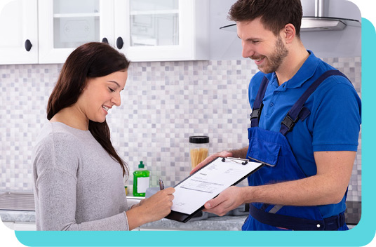 Existing Home Warranty Customers Sign In &Ndash; Contractor Service &Ndash; 2-10 Home Buyers Warranty Repairman with homeowner