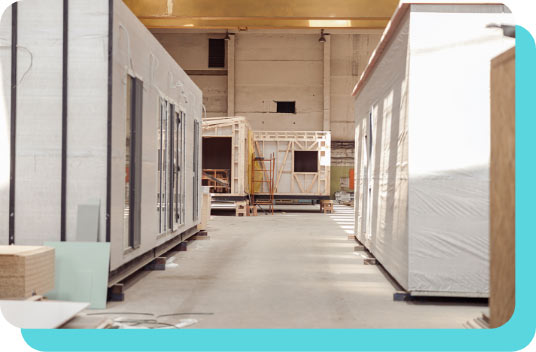 Modular home warehouse