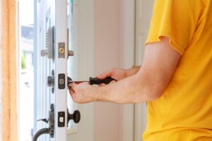 changing door lock