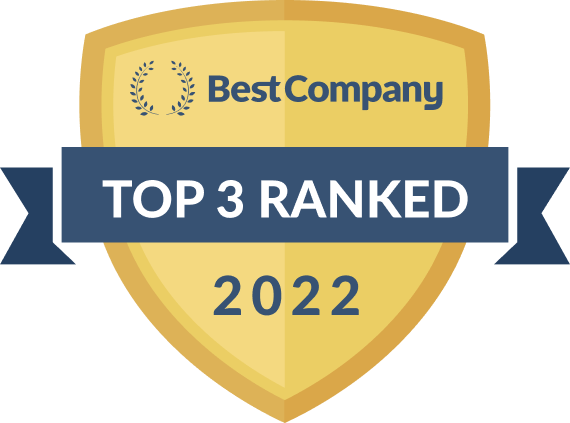 Best Company 2022 Top 3 Ranked Badge