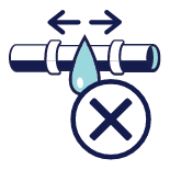 Excluded pipe leak components