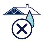 Excluded roof leak components