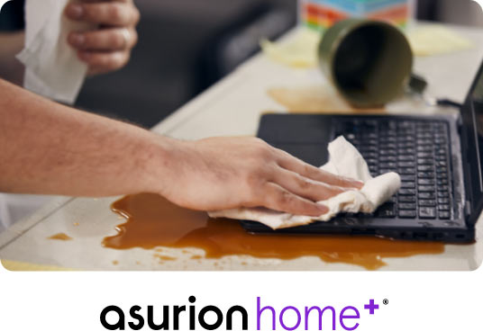 2-10 Home Buyers Warranty Customer Marketplace &Ndash; Asurion Lockup &Ndash; 2-10 Home Buyers Warranty spilled coffee on laptop