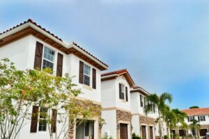 Brand new townhouses in suburban West Palm Beach, Florida, which may be affected by SB 360