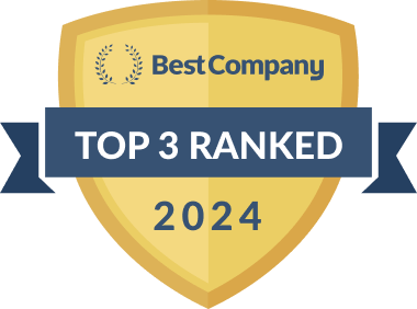 Best Company 2024 Top 3 Ranked Badge